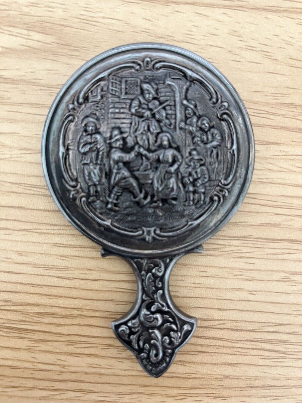 Hand Mirror - SCHOONHOVENSCHE ZILVERFABRIEK - J HOOIJKAAS  - HOLLAND Vintage